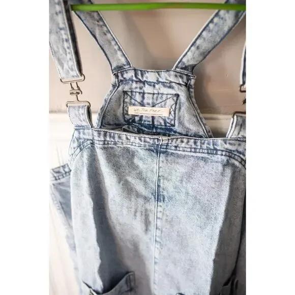 Free People We The Free Overall Smock Mini Top Large NWT - Picture 3 of 4